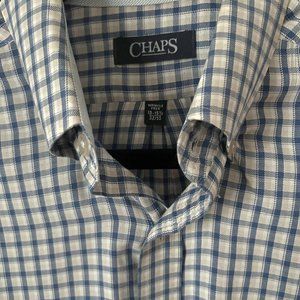 Chaps Men's Checked Shirt, size 15-15½/32-33
